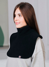 Fleece neck warmer Black