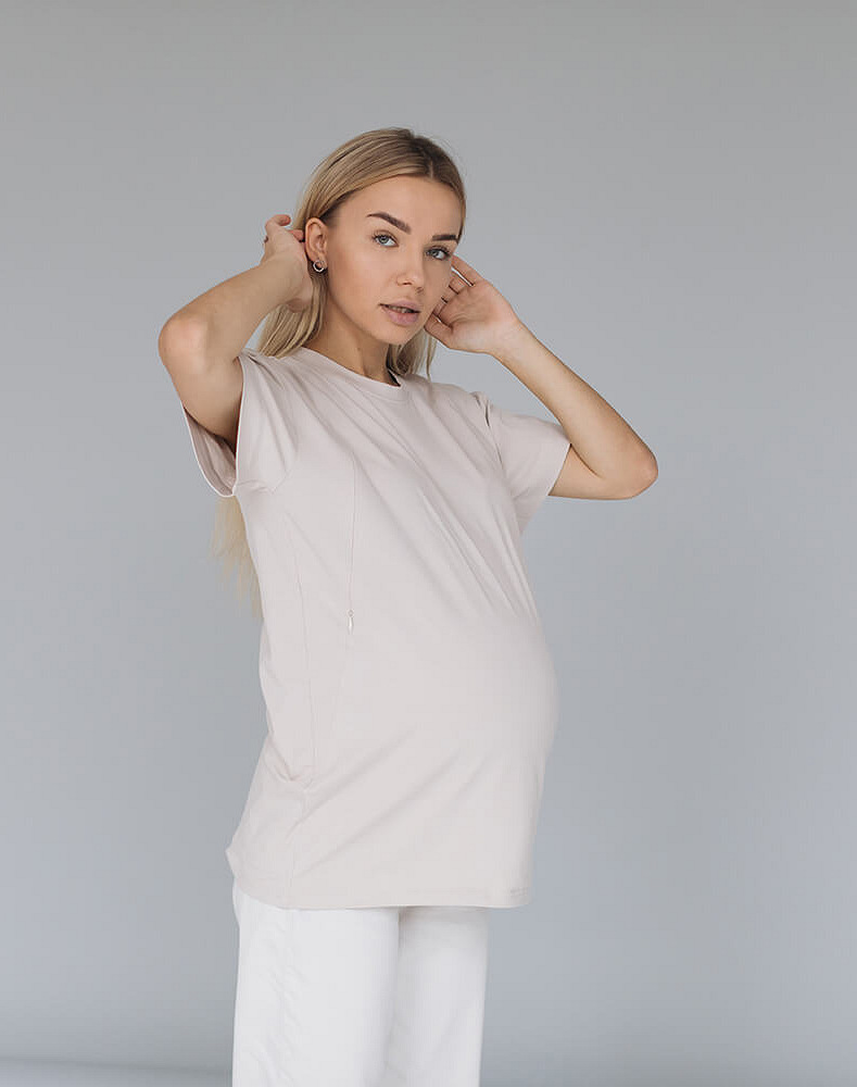 Maternity & nursing oversize T-shirt