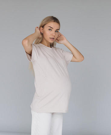 Maternity & nursing oversize T-shirt