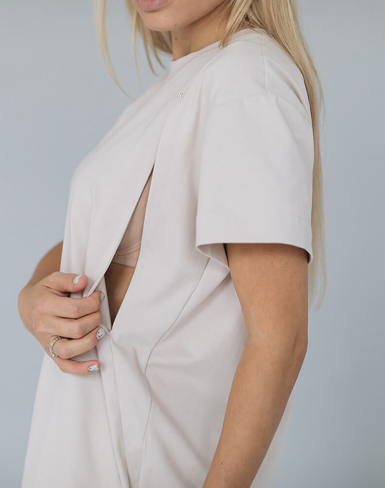 Maternity & nursing oversize T-shirt