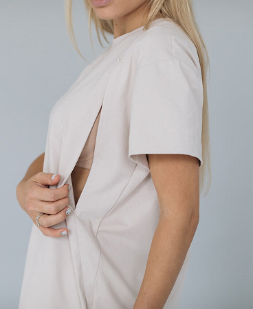 Maternity & nursing oversize T-shirt