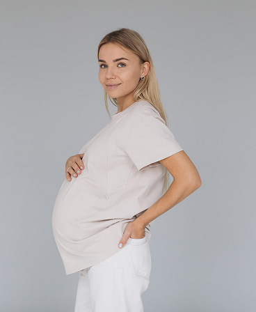 Maternity & nursing oversize T-shirt