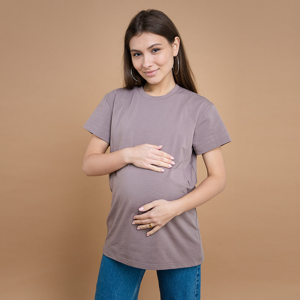 Maternity & nursing oversize T-shirt