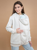 Warm maternity and babywearing hoodie Sesame
