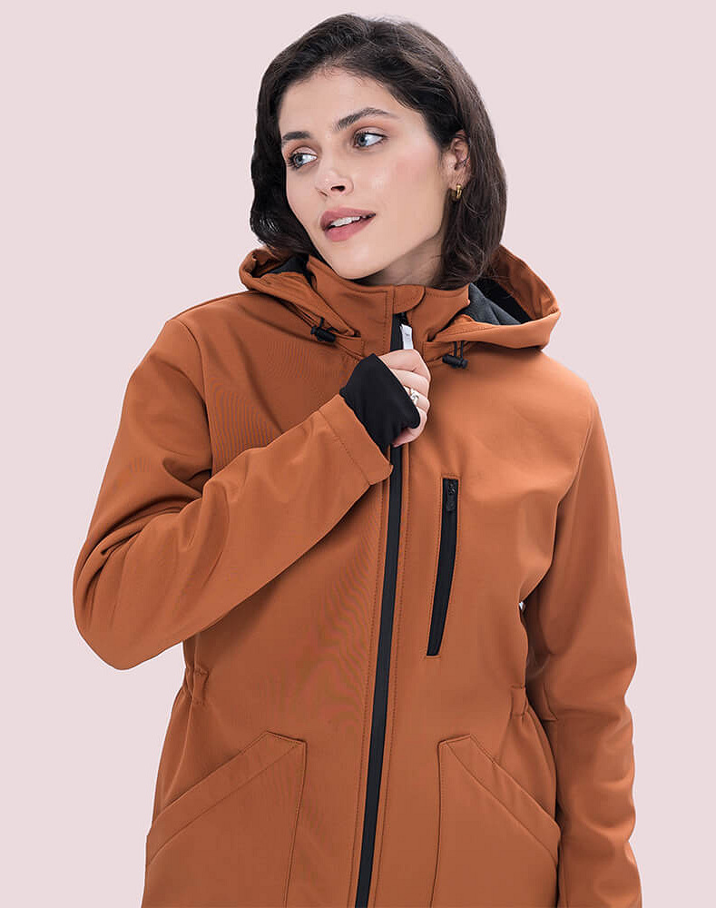 Слінгокуртка, куртка для вагітних Softshell 4 в 1