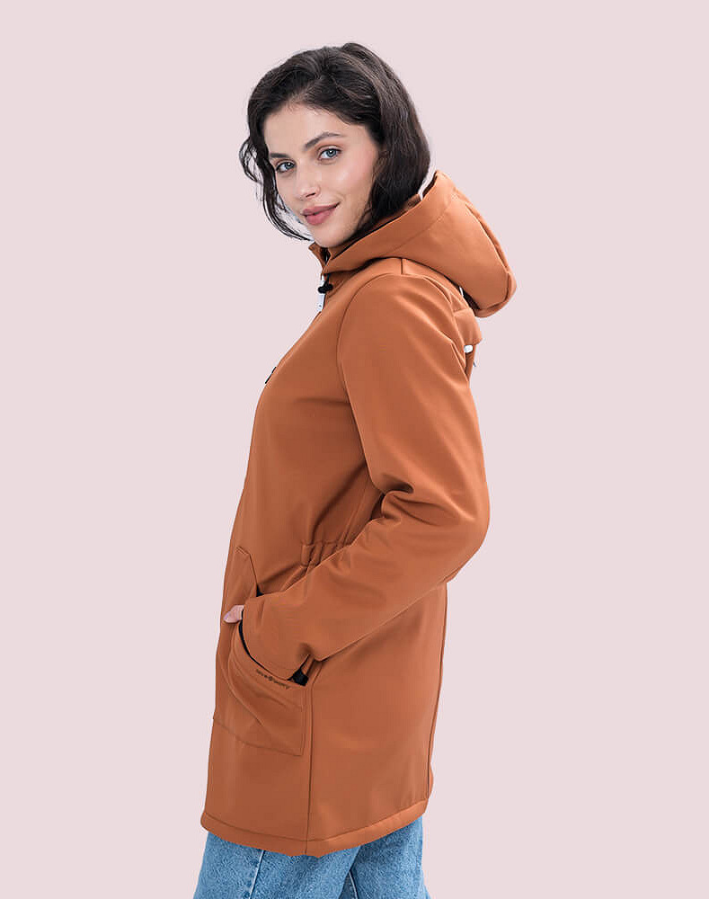 Слінгокуртка, куртка для вагітних Softshell 4 в 1