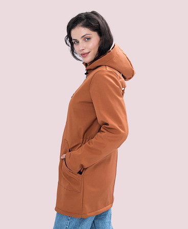 Слінгокуртка, куртка для вагітних Softshell 4 в 1
