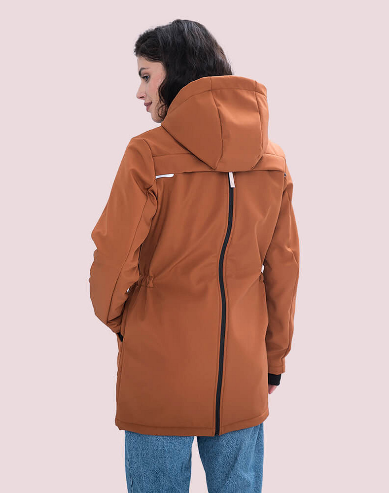Слінгокуртка, куртка для вагітних Softshell 4 в 1