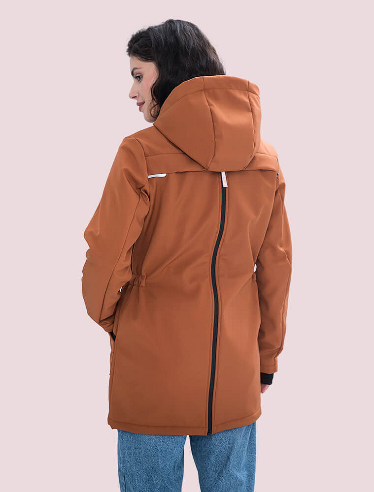 Слінгокуртка, куртка для вагітних Softshell 4 в 1