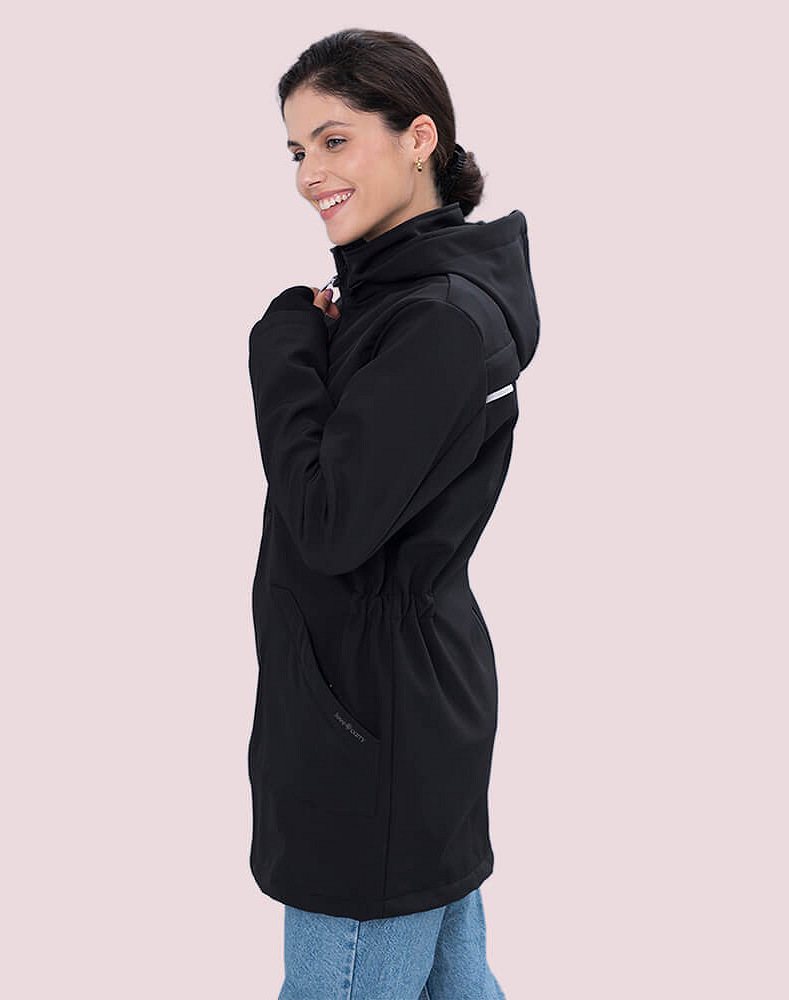 Слінгокуртка, куртка для вагітних Softshell 4 в 1