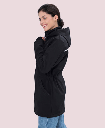 Слінгокуртка, куртка для вагітних Softshell 4 в 1