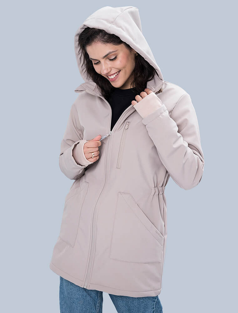 Слінгокуртка, куртка для вагітних Softshell 4 в 1